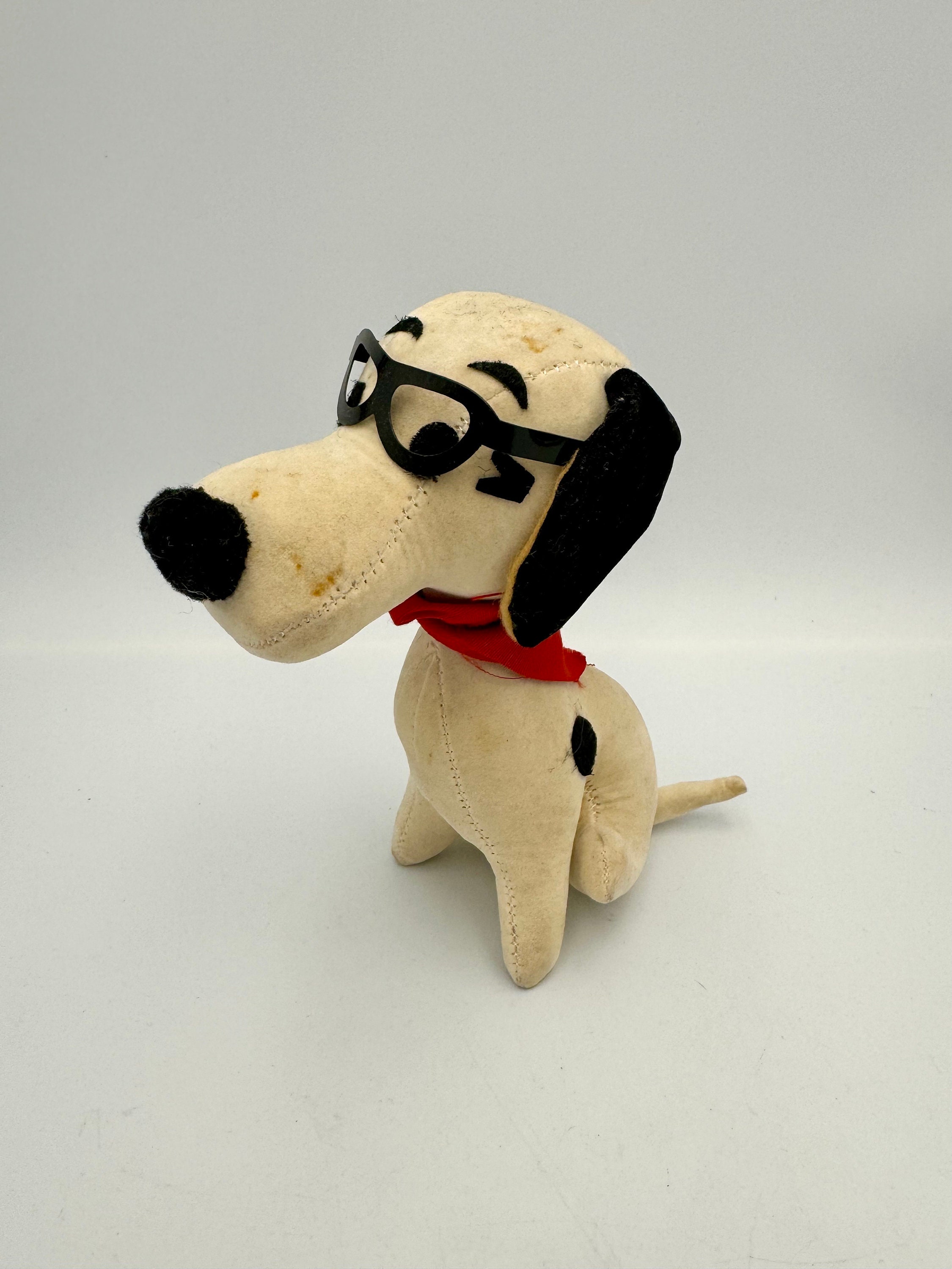Vintage SNOOPY - Sawdust Filled Velvet Plush - 6
