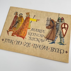 Livre pour enfants vintage - Jak à Ze Inem Bylo par Maria Konopnicka - Conte de fées polonais - Écrit en polonais Couverture souple 1959