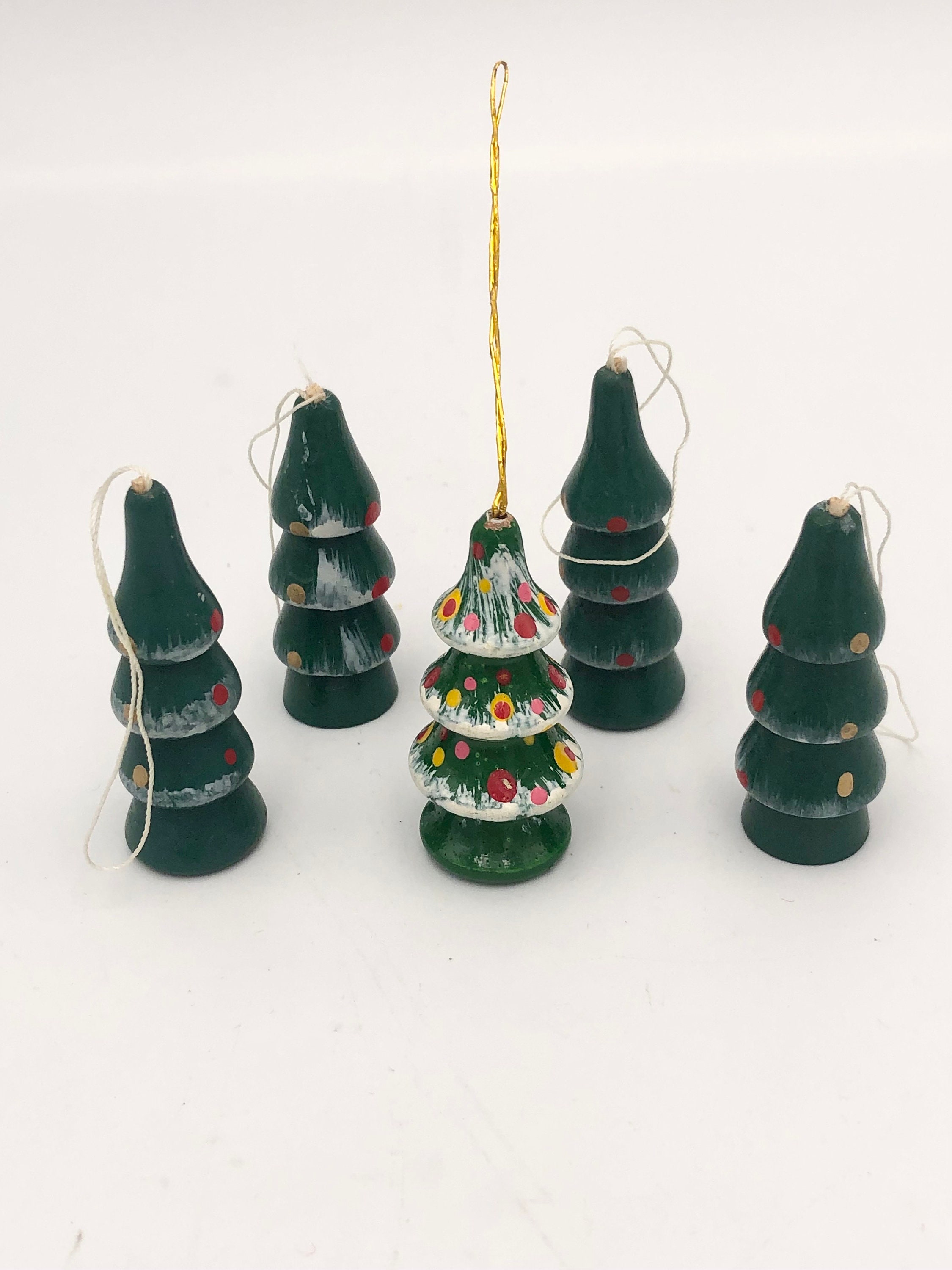 Vintage Choice of Wooden Christmas Ornaments - Kurt Adler Style