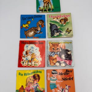 Choix vintage de livres pour enfants ALLEMAND Pixi Buch - Rédigé en allemand - Petits livres à couverture souple - Le prix est pour 1 pièce
