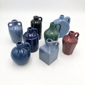 Vintage Choice of Glazed Pottery Stoneware - Mini Jugs - Variety of Styles and Colors