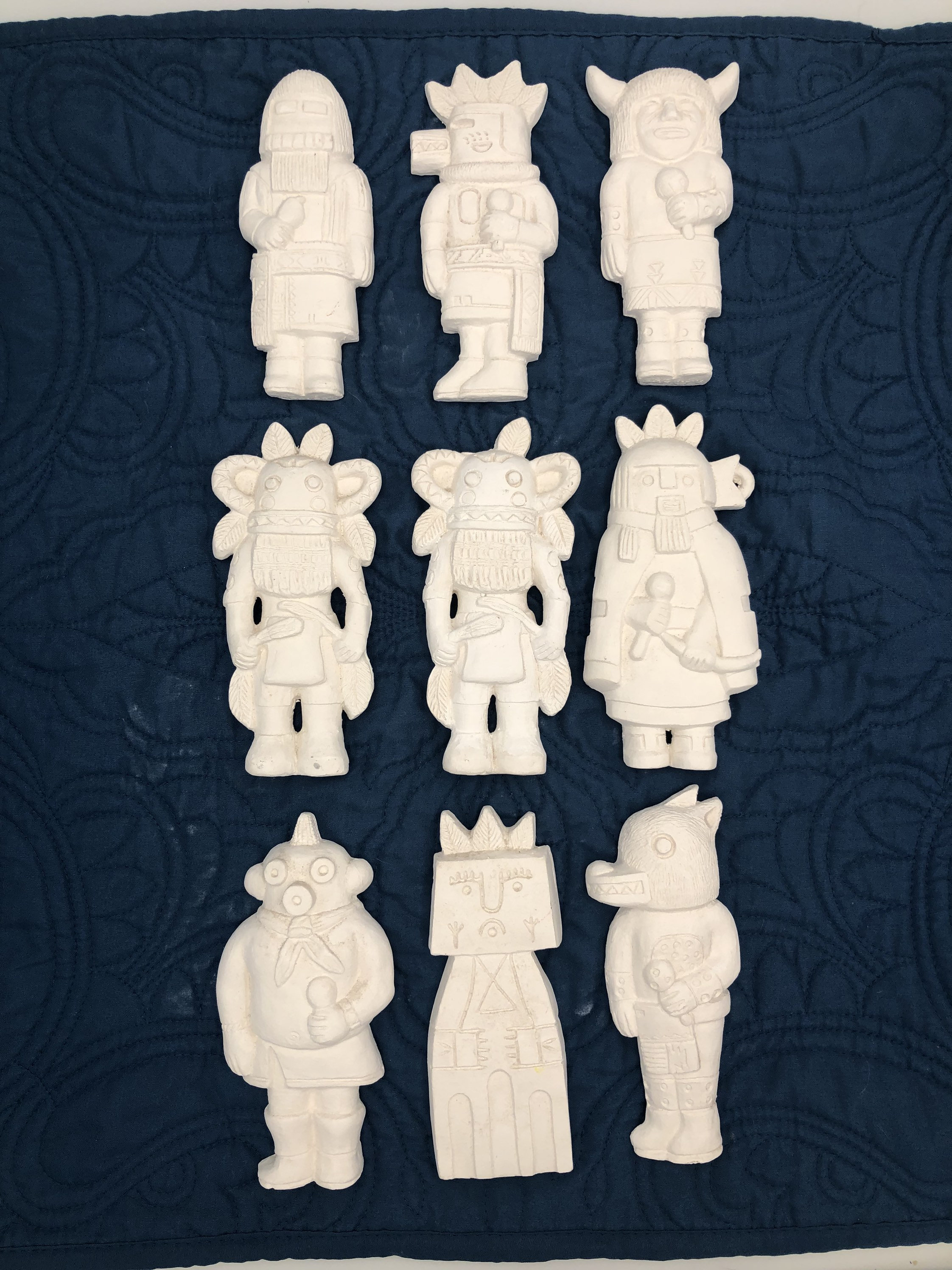 ホピ族 木彫り人形 HOPI KACHINAS-ホピ族伝統工芸カチナドール・精霊の木彫人形