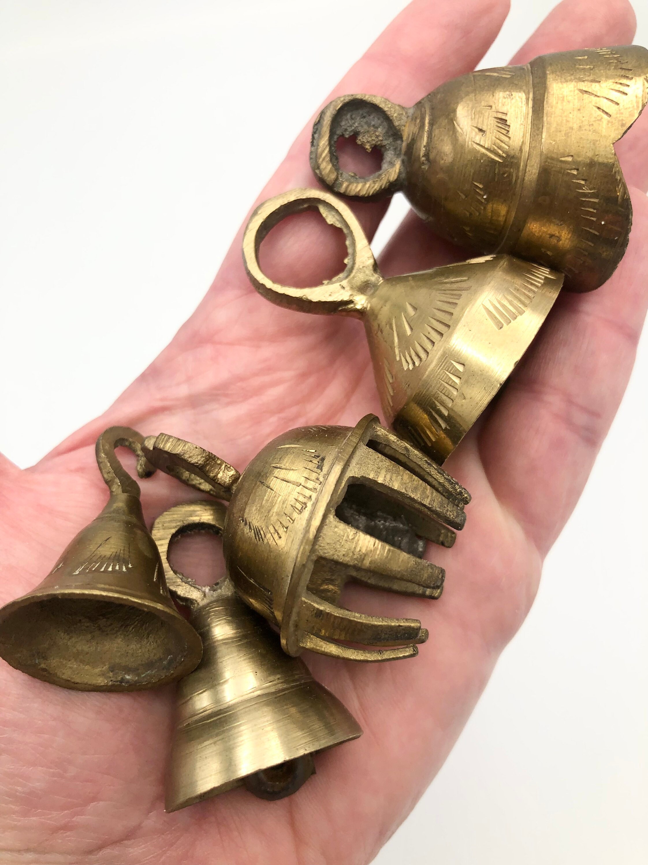 Small Bell, Practical Brass Bell 11 Cm/4.3 in for Temple for Home for  Meditation