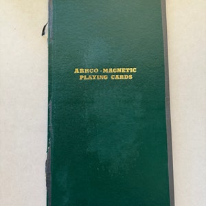Tabuleiro de jogo magnético vintage ARRCO - Tabuleiro de jogo magnético de substituição - Cartões magnéticos não incluídos