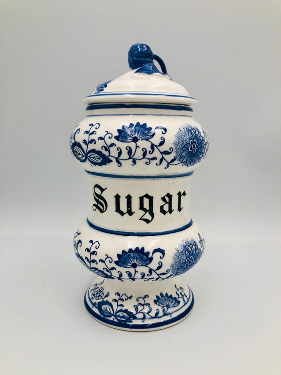 Vintage Choice of Arnart Blue Onion Pieces Spice Jars With
