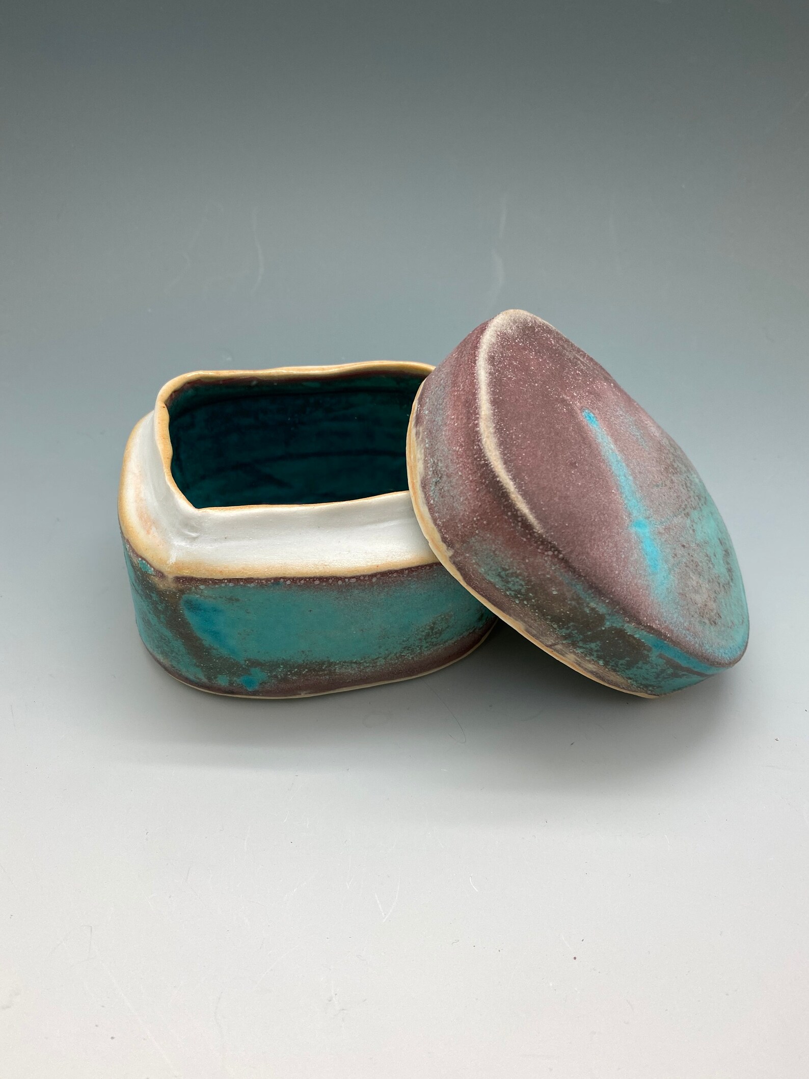 Trinket box with Lid Ceramic Jewelry Box Decorative Box Etsy