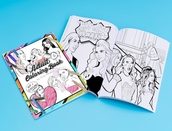 Real Housewives if Salt Lake City Coloring Book Season 5 RHOSLC Bravo tv