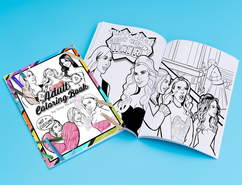 Real Housewives if Salt Lake City Coloring Book Season 5 RHOSLC Bravo tv image 1