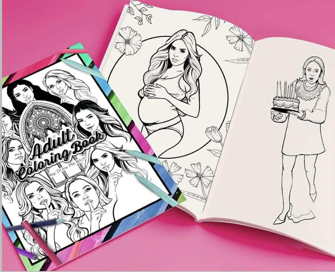 SLOMW Secret Lives of Mormon Wives Adult Coloring Book Featuring Mom