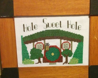 Hole Sweet Hole Cross Stitch Pattern (The Hobbit/Lord of the Rings)