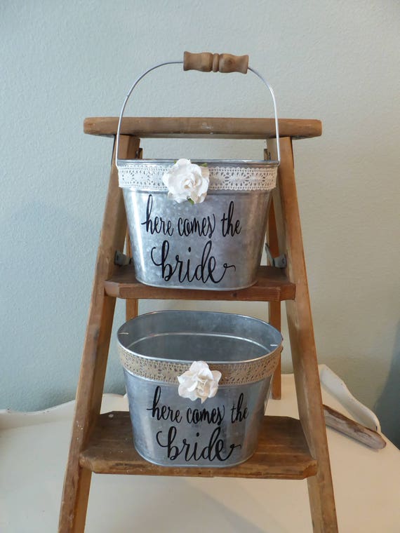 here comes the bride basket