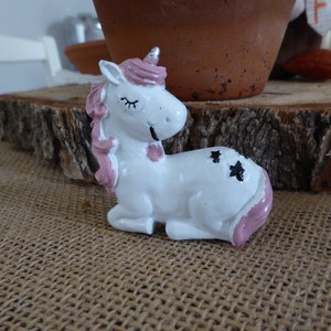 Cute Sitting UNICORN White & Pink Knob Princess Mythical Horse  Cabinet Drawer Pull - Fairy Tale Girls Nursery Room Decor