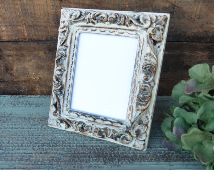 Small Hand Painted 4 X 5 Photo Frame With 3 X 4 Opening Etsy