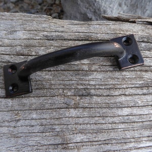 Oil Rubbed Bronze Sleek Simple Handle Drawer Pull ~ Industrial Urban Modern Contemporary  DIY Hardware