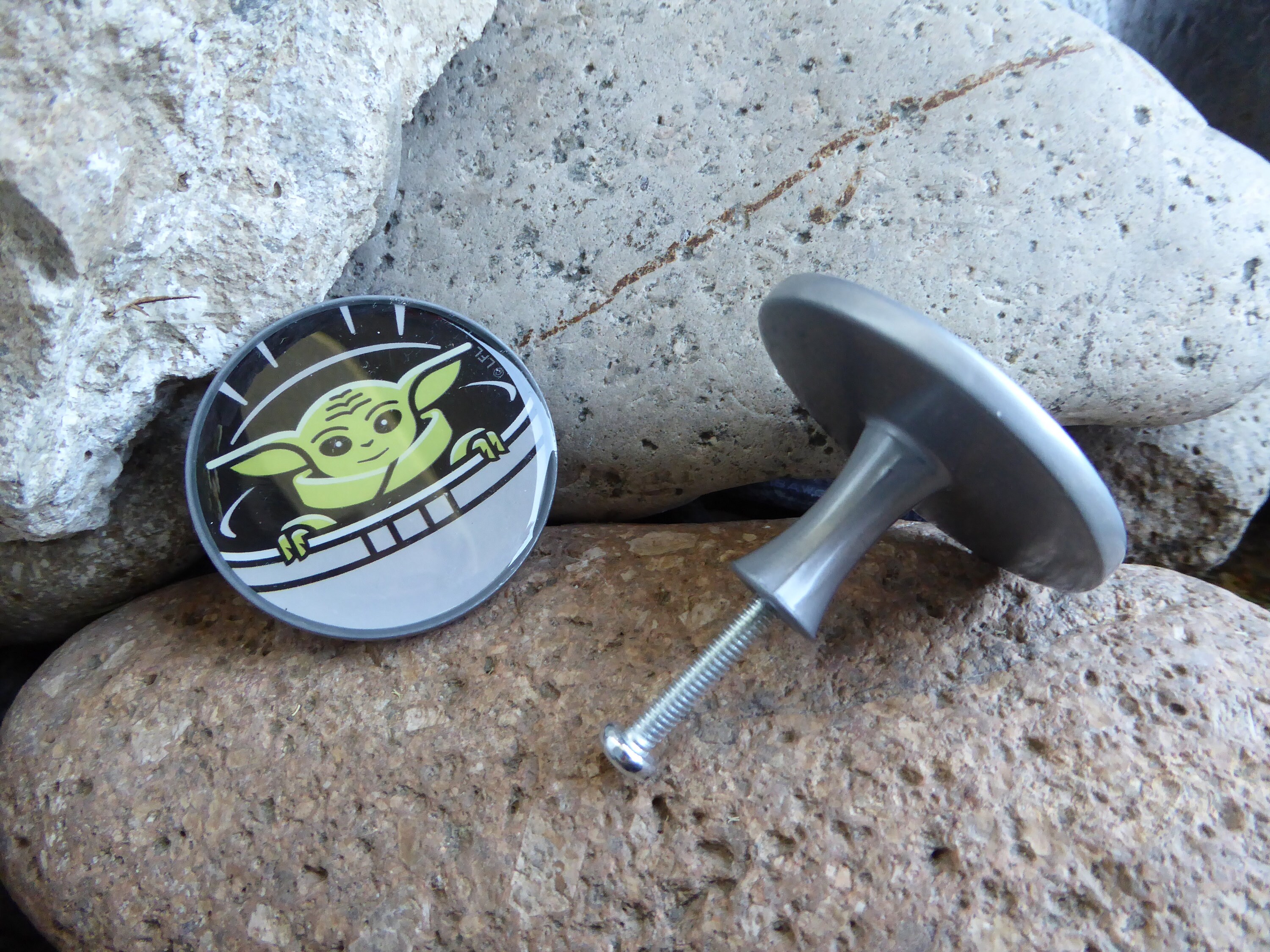 Star Wars Mandalorian Character KNOB BABY YODA Etsy