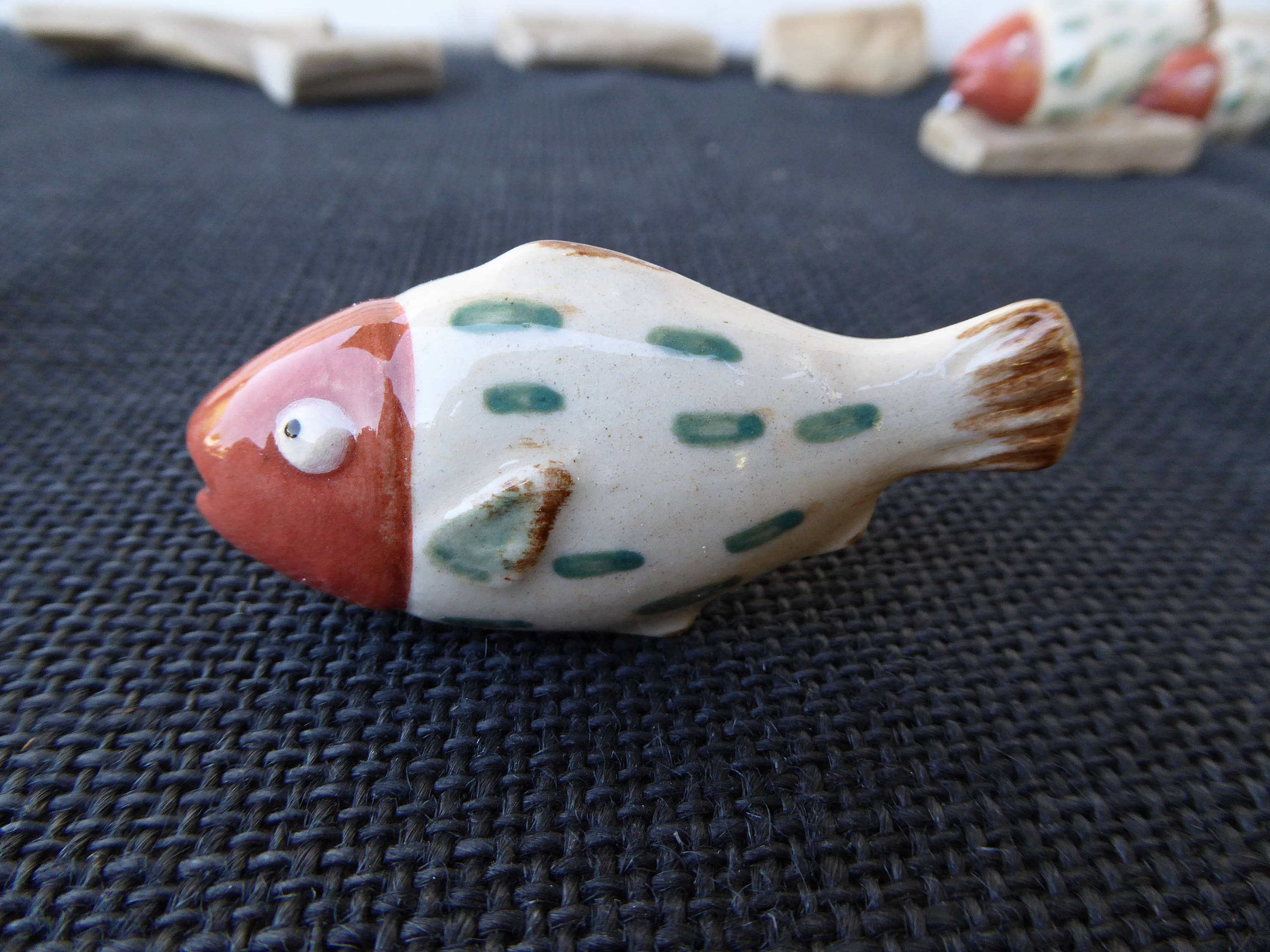 Ceramic FISH Knob bass Perch Trout Decorative Dresser Drawer Etsy Canada