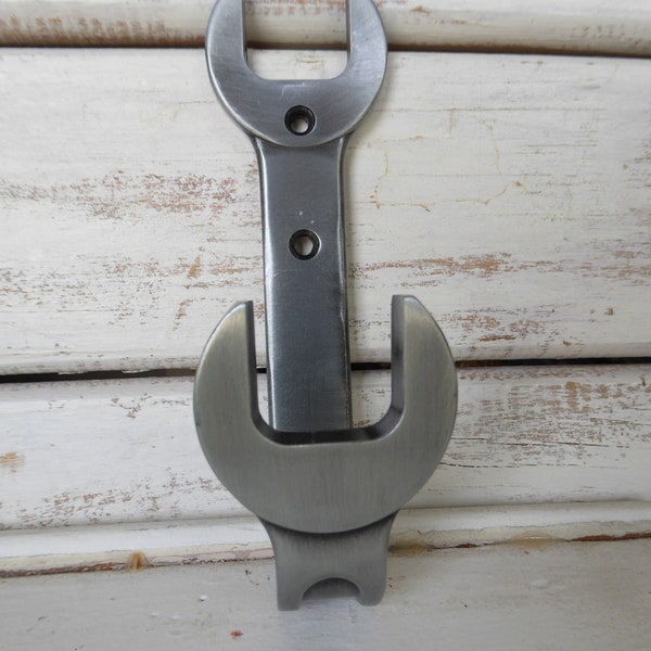 Metal WRENCH Tool Wall Hook Decorative Industrial Urban Farmhouse Man Cave Steampunk DIY Hardware