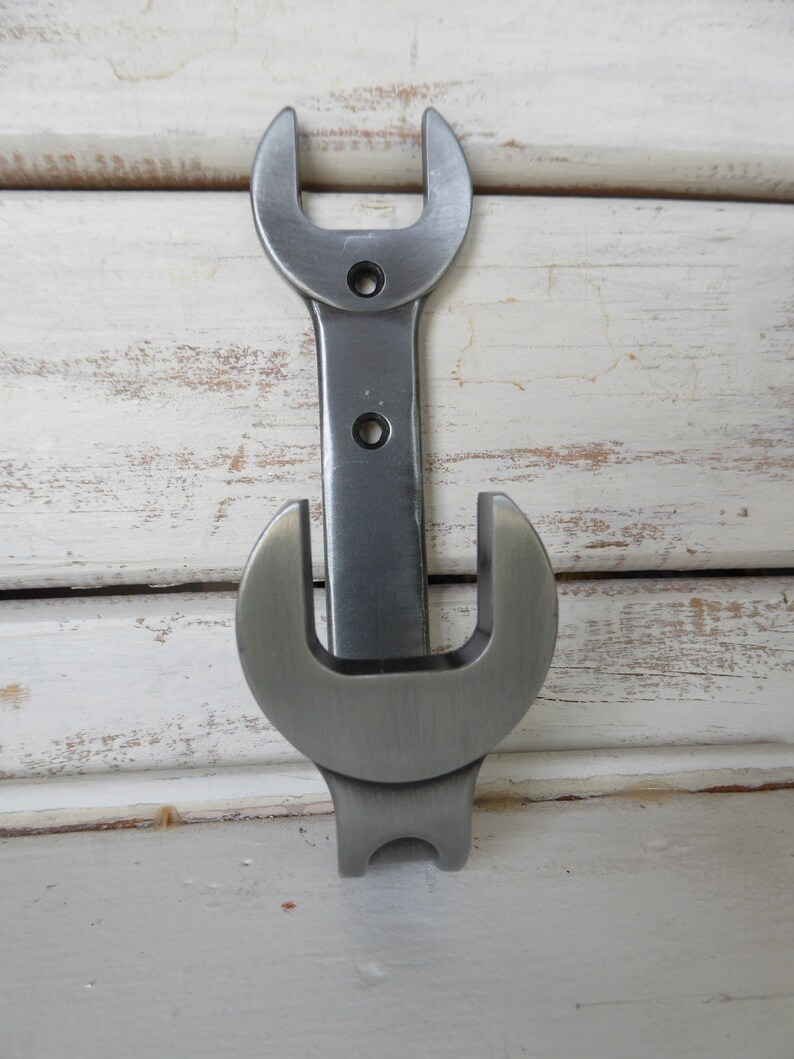 Curated visual reference: Decorative Wrenches Reference: Metal Wrench Tool Wall Hook Decorative Industrial Urban Farmhouse Man