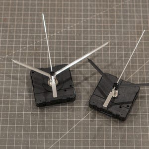 DIY Clock Kit, 2 Pcs - Silent Continuous HR1688 Movement, Clock Mechanism Set, Makers Clock Kit