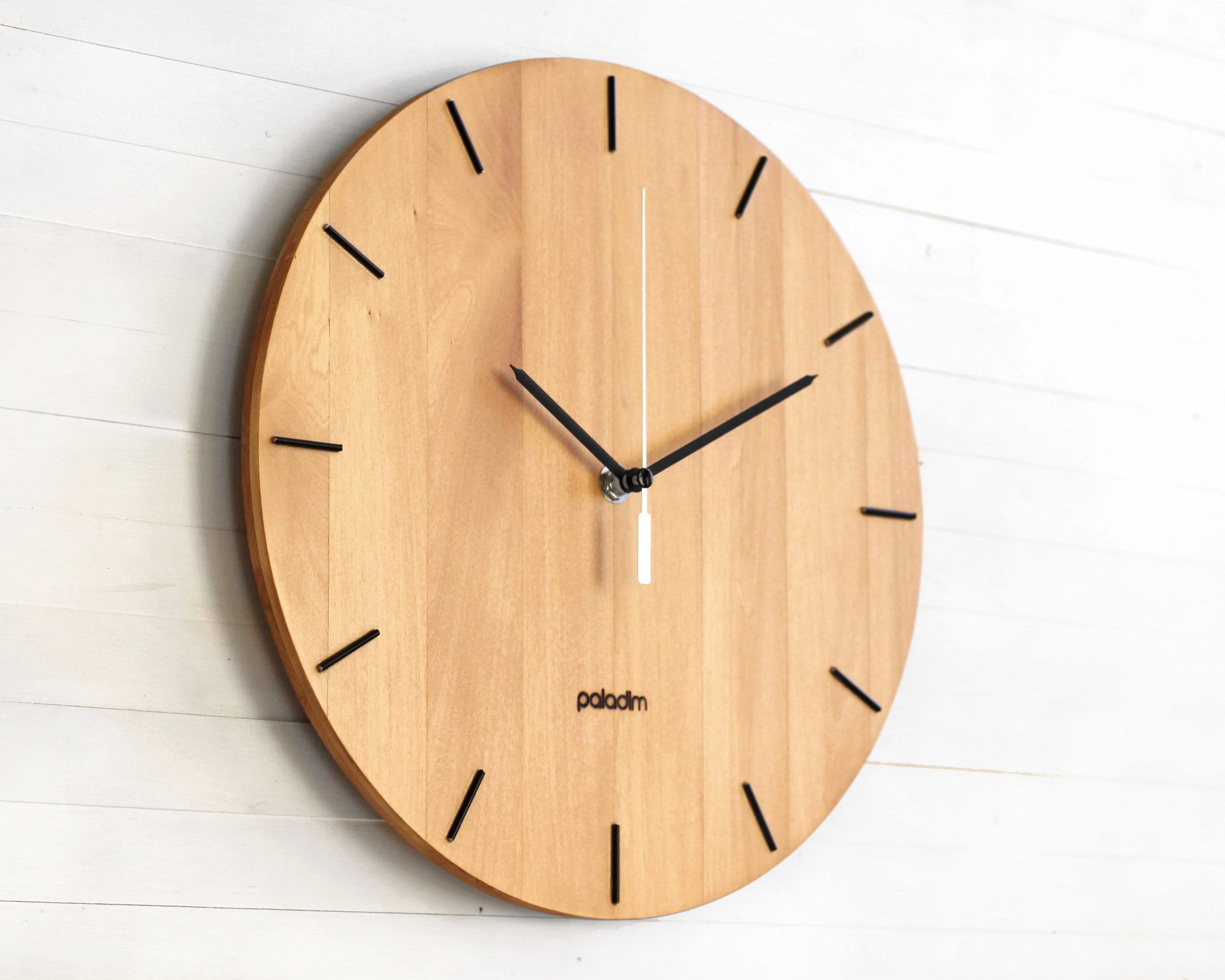 Great Gift idea Ska Laser Engraved wooden Wall Clock size 12" x 9"  A4 
