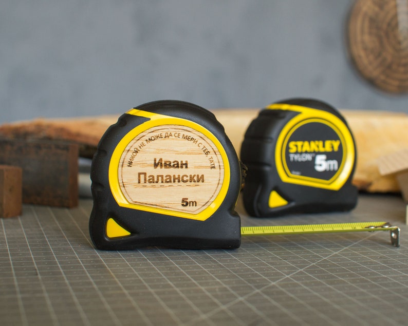 Personalized Tape Measure, Personalized Gifts For Dad, Gift for Husband, Fathers Day Gift From Daughter, Fathers Day Gift Stanley 5m/16ft image 5