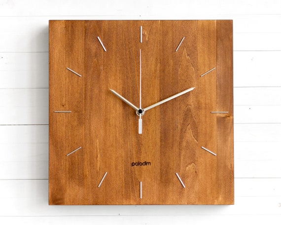 Amazon.com: Laser Cut Square Shape Unique Design Wooden Black Wall ...