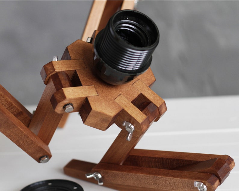 Bedside Lamp Table Lamp Desk Lamp Industrial Style Tripod | Etsy UK