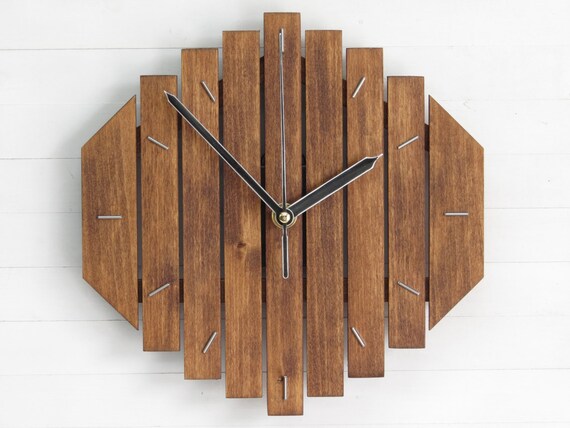 Rustic Wall Decor Clock Geometrical Art Wooden New Zealand - Rustic Wall Clocks Nz Rustic Wall Decor Clock Geometrical Art Wooden New Zealand - Rustic Wall Clocks Nz