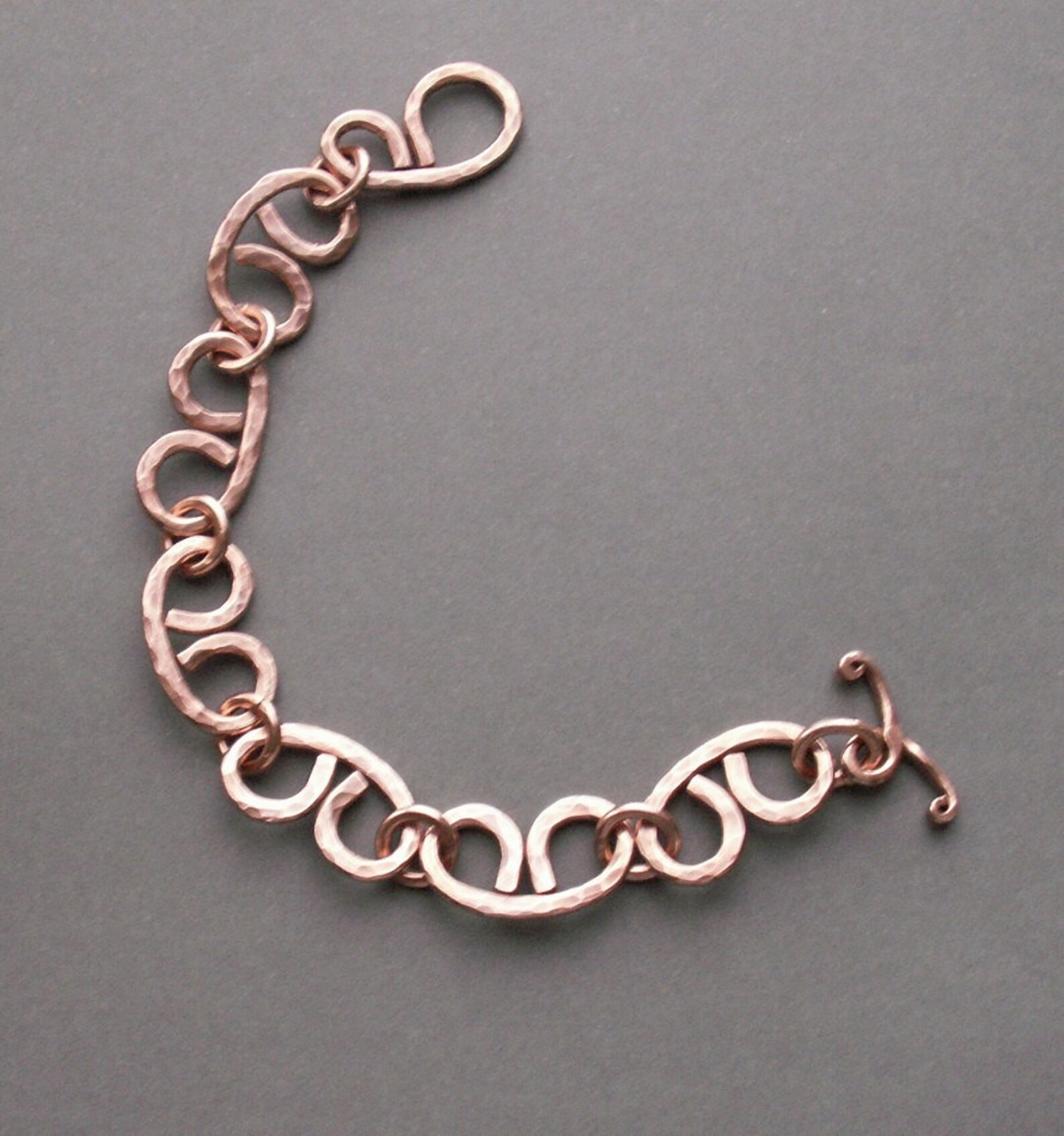 Copper Bracelet, Copper Mens Bracelet, Men's Metal Bracelet, Copper