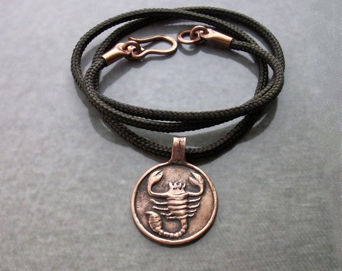 Scorpion Necklace for Men, Scorpion Necklace, Scorpio Astrology Sign