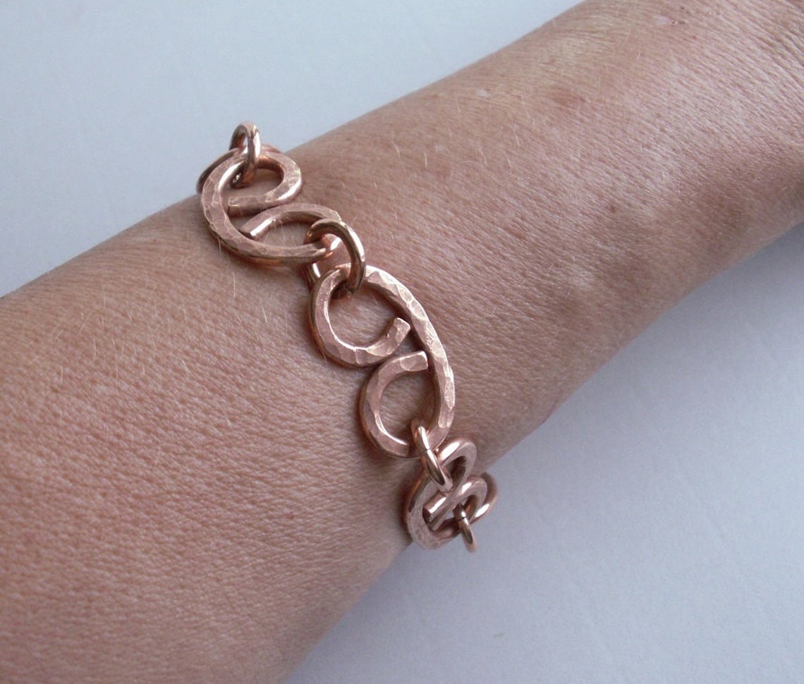 Copper Bracelet Copper Mens Bracelet Men's Metal Etsy