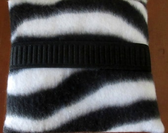 Large Fleece Zebra Pattern Pressing Pads, Natural Hair Pressing pads . . . gift for hair dressing, mom, aunt, sister, friend