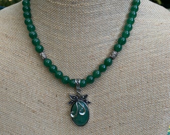 Aventurine Necklace with pendant
