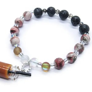 Scented Boba Charm Stretch Bracelets • Bubble Tea Fashion Accessory • Boba Lover&#39;s Gift • Unique Accessory for Tea Lovers