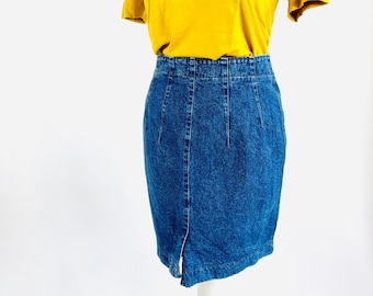 80's denim skirt