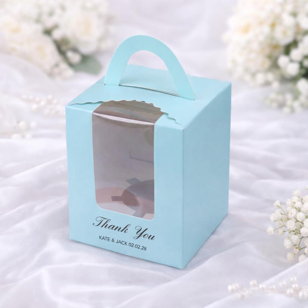 30 Scatole Porta Cupcake Individuali Con Finestra E Manico – Kraft Marrone, Ideali Per Muffin E Torte, Perfette Per Feste Di Compleanno, Matrimoni E Baby Shower