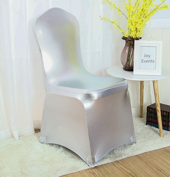 Metallic Gold Silver Red Lycra Spandex Chair Covers Wedding Banquet Ceremony Feast Birthday Anniversary Engagement Party Chair Decoration Etsy UK
