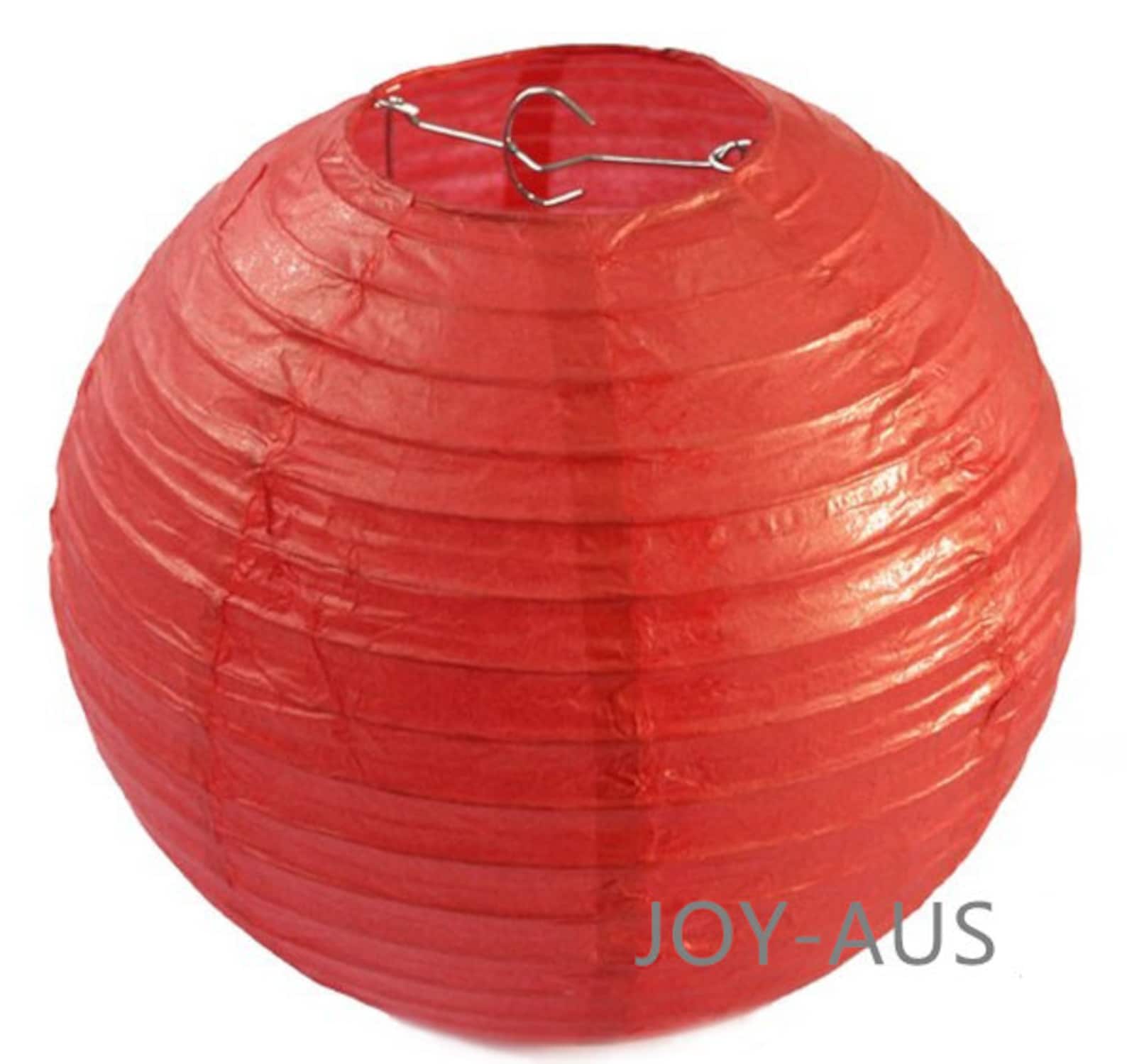 10pcs Red 12inch/30cm Paper Lanterns Wedding Birthday Party Etsy Canada