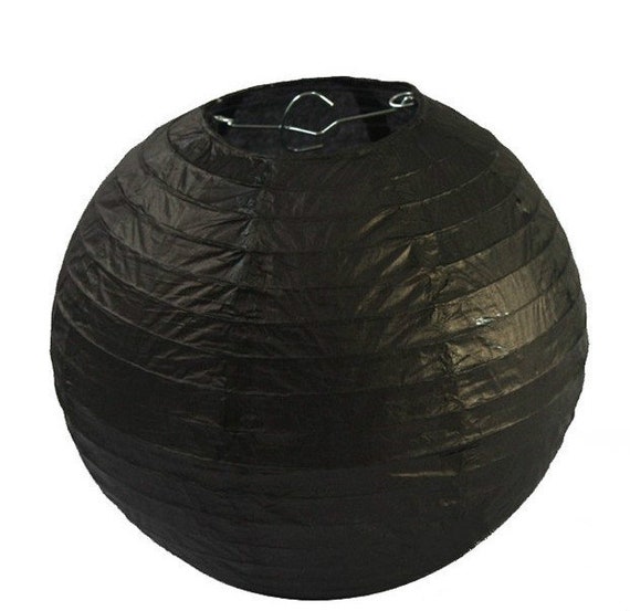 Black paper lanterns best sale