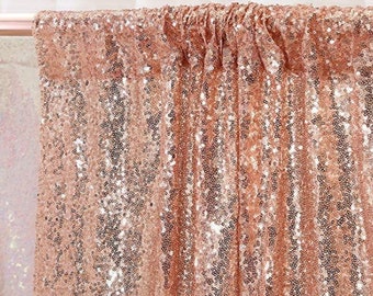 Rose Gold Silver Pink Blue Glitter Sequin Backdrop Curtain Chic Wedding Reception Baby Shower Bridal Shower Buffet Photo Booth Backdrops