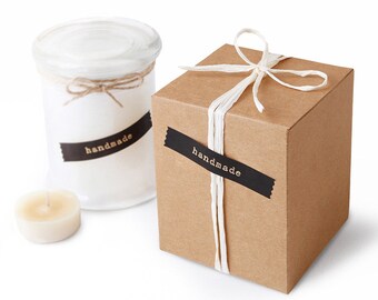 100pcs Wedding Party Kraft Favor Boxes | Macaroon Cookie Shot Glass Candy Cake Gift Boxes | Handmade Homemade Product Packaging Packing Box