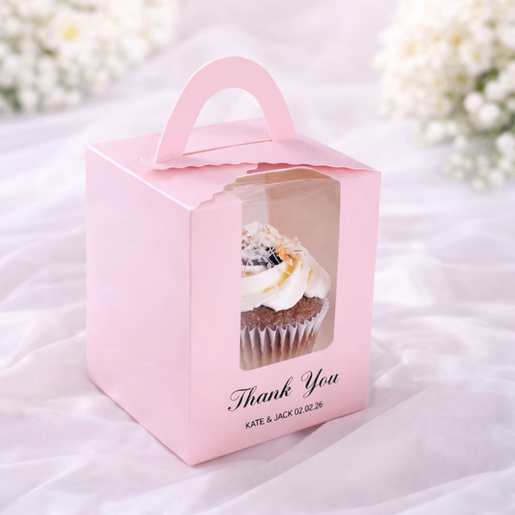 4 Espositori Per Cupcake 3 Piani In Cartone Con Bordo In Pizzo - Ideali Per Matrimoni E Feste (16 Cupcake)