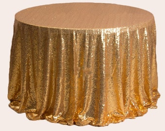 1pcs Gold Glitter Sequin Tablecloth Wedding Engagement Anniversary Reception Ceremony Bouquet Christening Birthday Backdrop Chistmas Decor