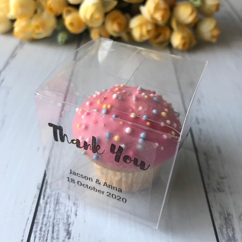 100 Clear Transparent Plastic Wedding Birthday Party Favor Box Etsy