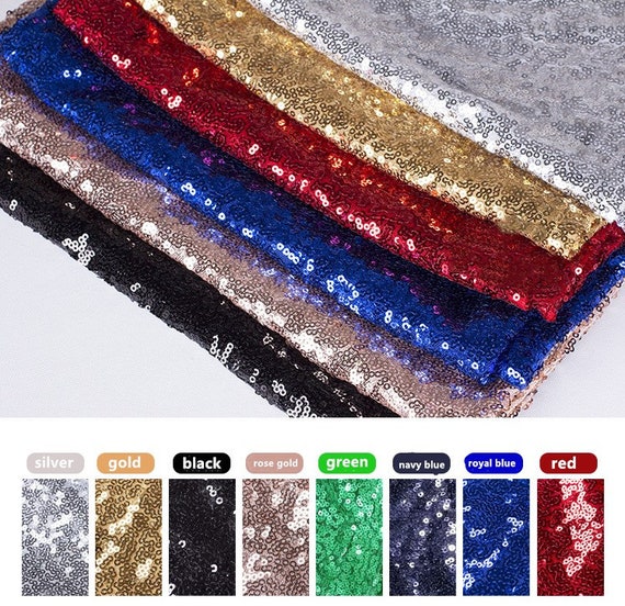 Black Glitter Sequin Chair Bands Sashes Bow Ribbon Black Glitter Sequin Chair Bands, Royal Blue Sequin Chair Sashes