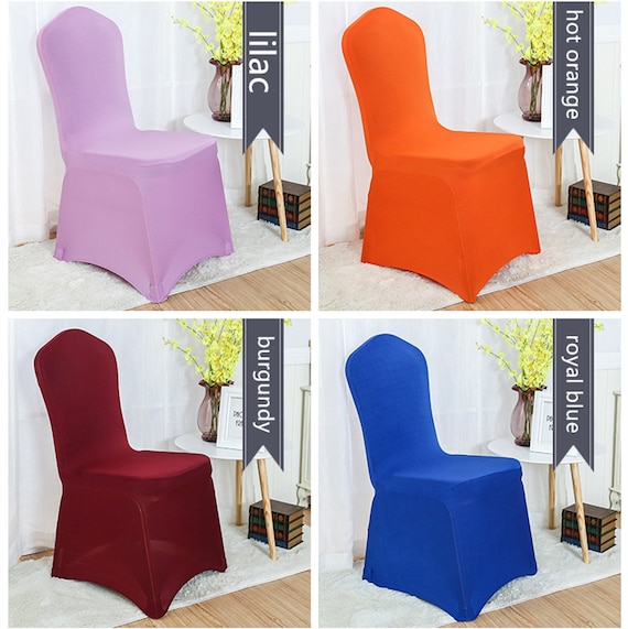 100X Chair Covers Spandex Lycra Cover Wedding Banquet Anniversary Party Decor 