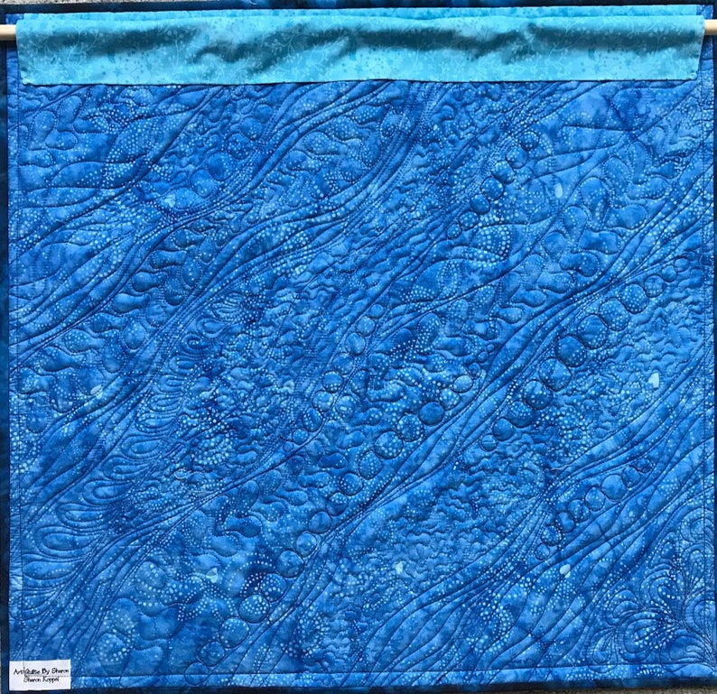 Ocean Colors 4 Wall Quilt, Art Quilt, Wall Hanging Etsy