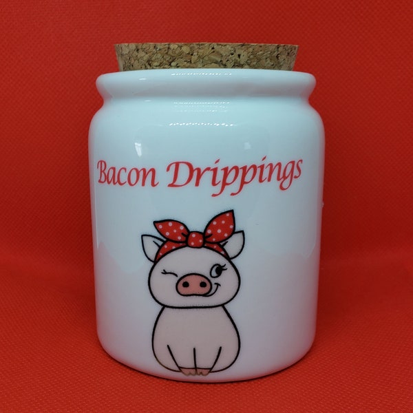 Bacon Drippings Jar