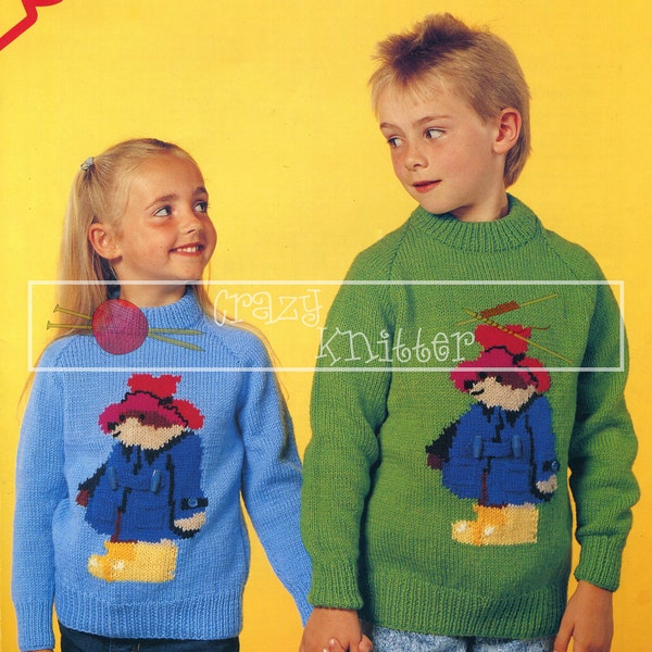 Paddington Bear Knitting Pattern - Etsy UK