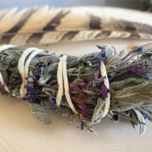 Smudge Stick - Witte Salie, Lavendel, Catmint, Hyssop